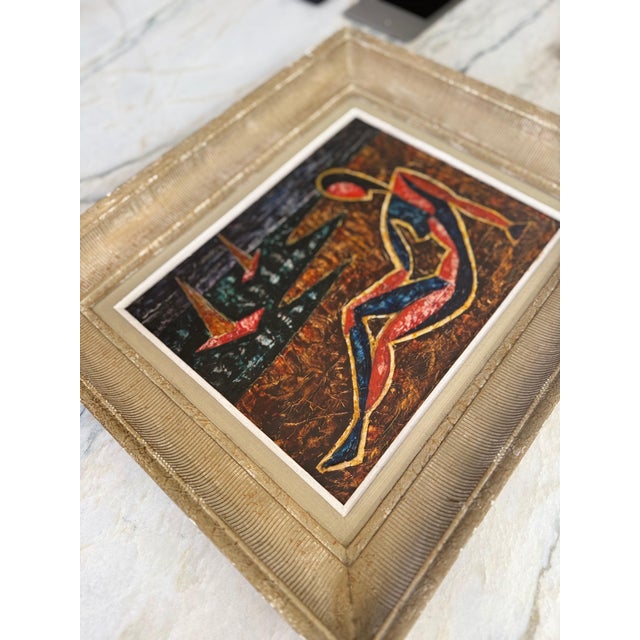 Nude Figurative Composition, 1950s, Oil Painting on Canvas, Framed For Sale - Image 6 of 7