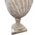 Late 20th Century Large Neoclassical Style Lidded Urn With Ram Head Handles, Aged Stone Finish For Sale - Image 9 of 9