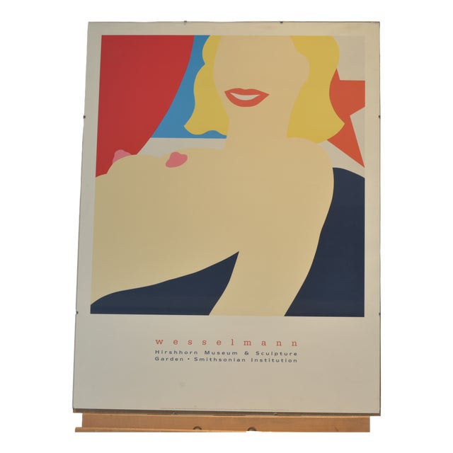 Exhibition Poster, Tom Wesselmann 1965 for Smithsonian, Around 1990 For Sale
