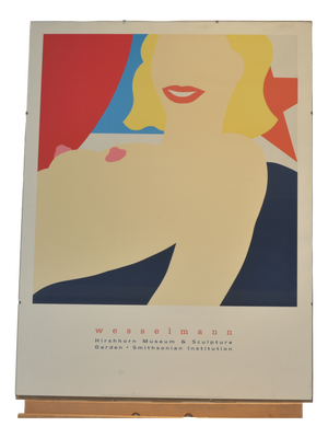 Exhibition Poster, Tom Wesselmann 1965 for Smithsonian, Around 1990