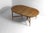 Wood Oval Dining Table in Teak by Oswald Vermaercke for V-Form, Belgium, 1962 For Sale - Image 7 of 9