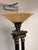 Pacific Coast Lighting Neoclassical Bronze-Tone Torchiere Floor Lamp For Sale - Image 4 of 14