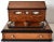 Victorian Tiger Oak Letterbox and Inkstand With Perpetual Calendar For Sale - Image 13 of 13