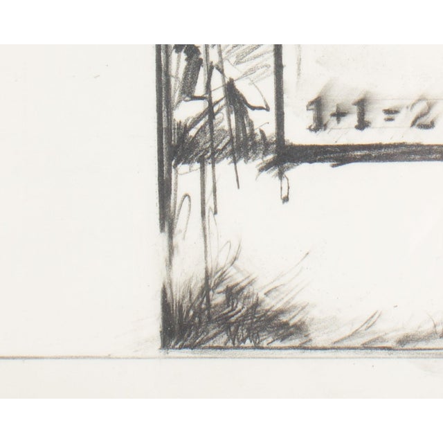 1969 Charcoal Drawing by James L. Bruch For Sale - Image 4 of 7