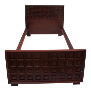 Mid-Century Modern Spanish Twin Bed For Sale