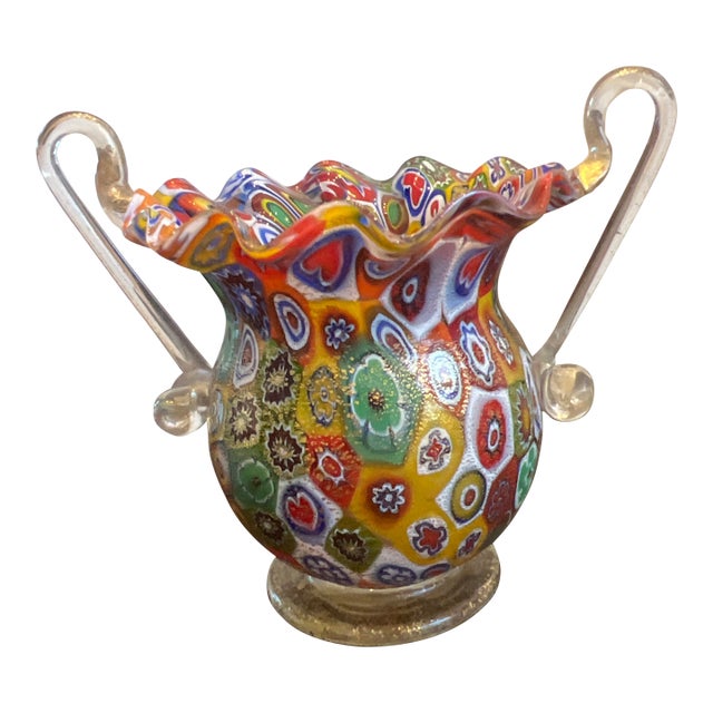 Fratelli Toso Murano Small Vase For Sale