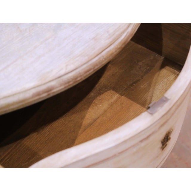 Pair of Early 20th Century French Louis XVI Revival Painted Nightstands Chests For Sale - Image 9 of 14