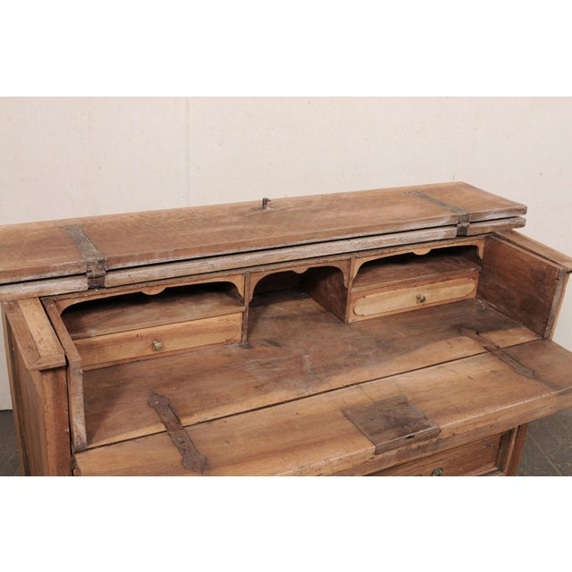 Tan 18th C. Italian Chest W/ Hidden Secretary For Sale - Image 8 of 10