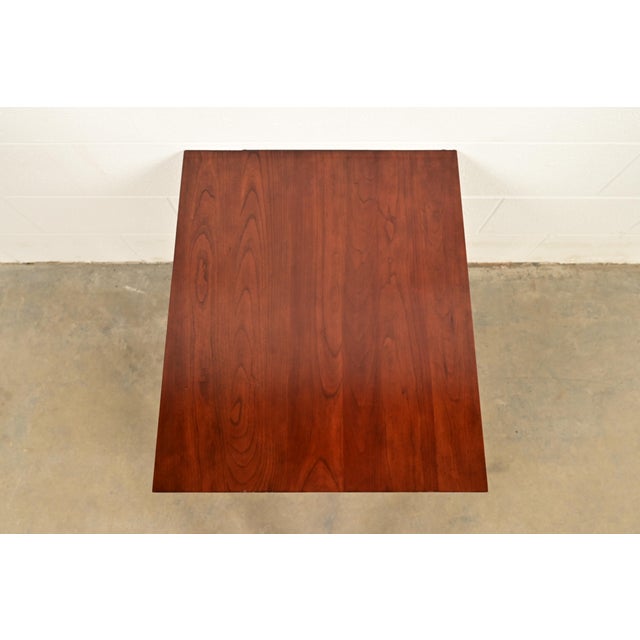 Wood Stickley Mission Arts & Crafts Cherry Wood Spindle Side Table For Sale - Image 7 of 12