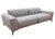 A Contemporary three-seat sofa designed by Sacha Lakic for Roche Bobois. Upholstered in grey fabric with hand-finished...