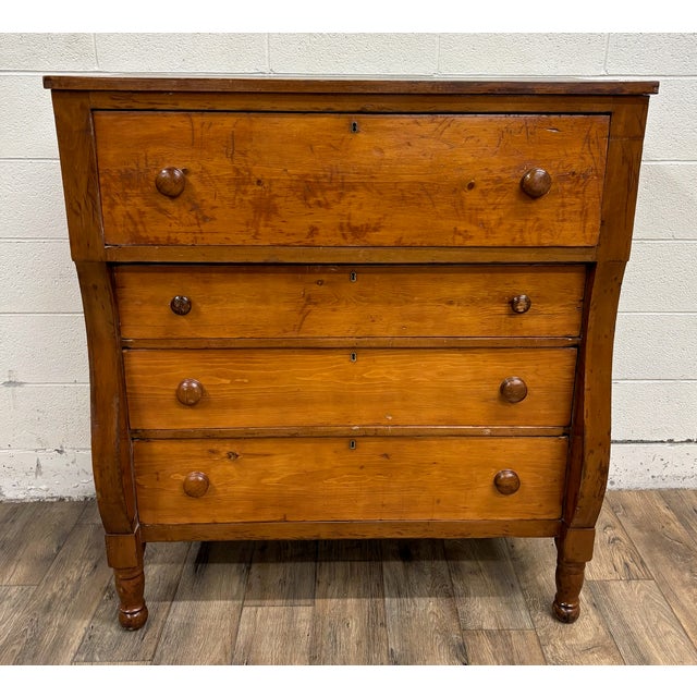 Antique 19th Century American Empire Chest For Sale In Kansas City - Image 6 of 12