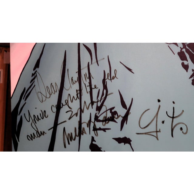 "Anthony Quinn - Zorba" Portrait by Clayton LeFevre (American 1921-2012) -"The Artist of the Stars!" Huge 3 Feet by 3 Feet From His Coveted "100 Club" For Sale - Image 9 of 12