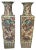 Famille Rose Canton Vases, Set of 2 For Sale