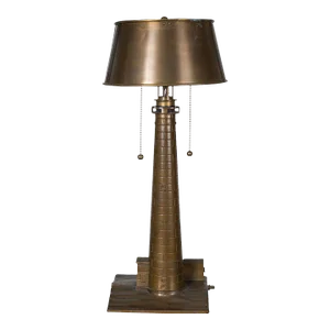 Cast Bronze Lighthouse Table Lamp