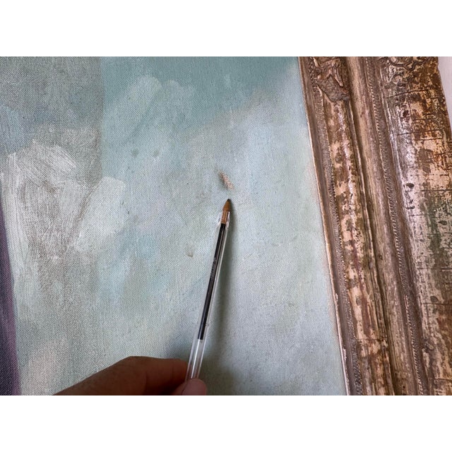 1937 Emilie Antoine Verpilleux (Belgian / British, 1888–1964) Oil Portrait on Cate Gilt Frame/ Sold For Sale - Image 11 of 12