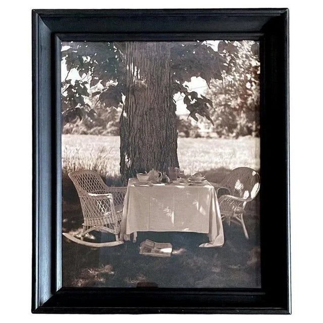 Frame Photograph Shady Breakfast by John Patrick Dugdale For Sale - Image 13 of 13
