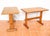 Light Oak Refectory Trestle Tables, 1920, Set of 2 For Sale - Image 12 of 18
