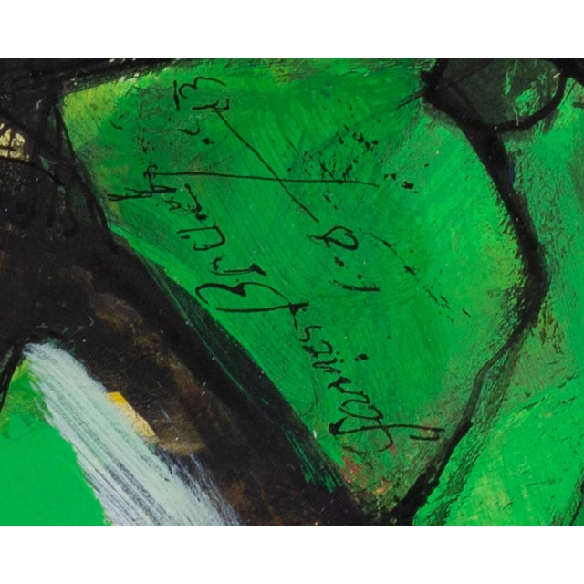 Yellow 2013 “Crazy Cuckoo” Abstract Mixed Media Painting by James L. Bruch For Sale - Image 8 of 10