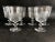 Mid-Century Modern Midcentury Light Weight Crystal Wine Glasses Set of 6 For Sale - Image 3 of 6