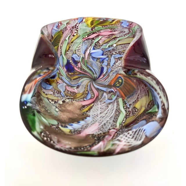 Murano Glass Ashtray attributed to Giulio Radi for Avem, 1950s For Sale - Image 6 of 17