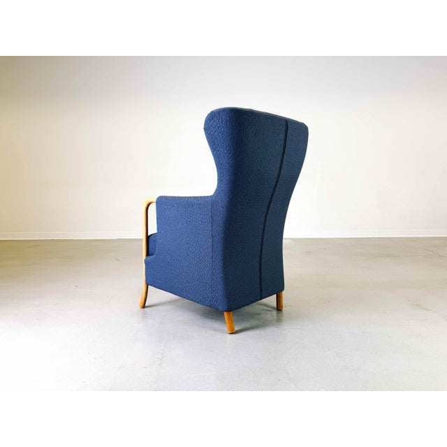 1970s Set of Vintage Armchair & Ottoman from Claudia Stouby Møbelfabrik, 1970 For Sale - Image 5 of 13