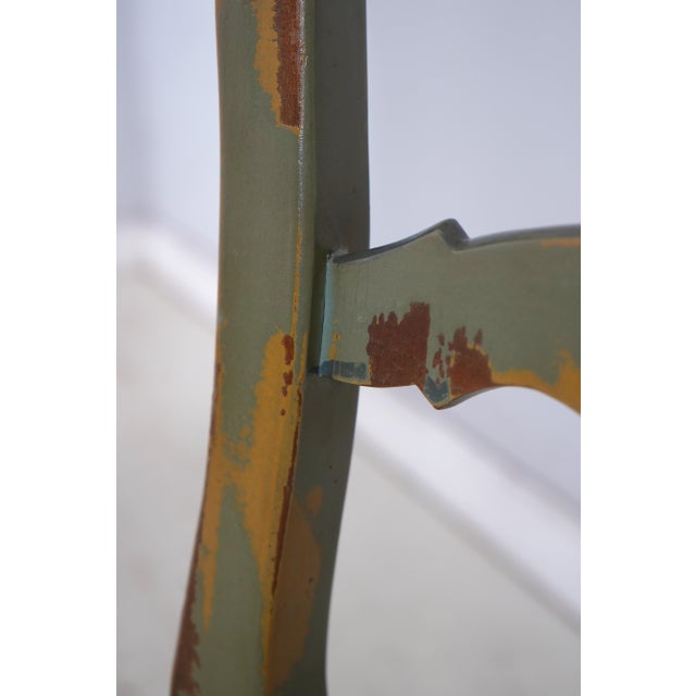 French Country Woven Seat Ladder Back Chair For Sale - Image 15 of 18
