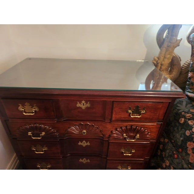 Chippendale Thomasville Vintage Chippendale Style Dresser For Sale - Image 3 of 8