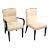 1990s Dakota Jackson "Oh!" Leather Armchair & Side Chairs - Set of 2 For Sale