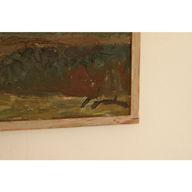Sten Jernberg, Mountain Motif, 1960s, Oil on Canvas, Framed For Sale - Image 8 of 18