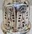 Silver Vintage Japanese Silver-Plated Salt & Pepper Shakers by Corbell & Co., Pair For Sale - Image 8 of 12