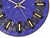 Modern German Blue Mosaic Wall Clock, 1950s For Sale - Image 13 of 18
