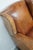 Set of Vintage Dutch Cognac Leather Club Chair and Ottoman For Sale - Image 5 of 18
