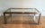 Metal Chrome Coffee Table, Nice , circa 1970 For Sale - Image 7 of 13