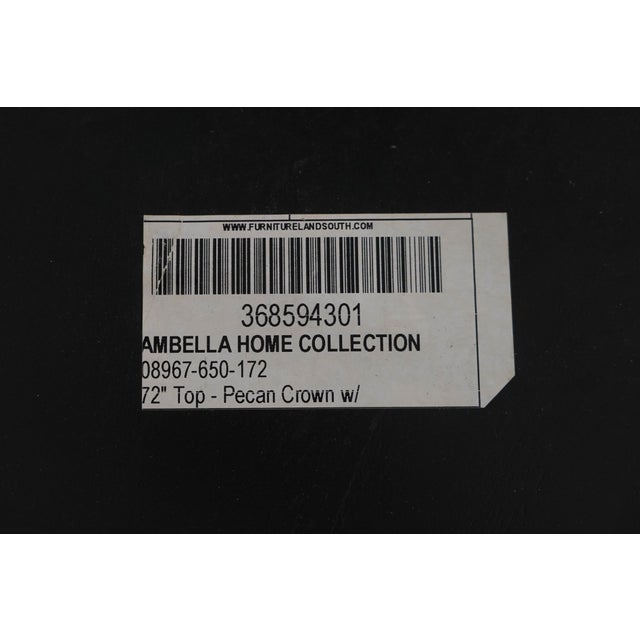 Century Mahogany & Pecan Inlaid Round Table For Sale - Image 13 of 13