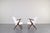This set of two armchairs model Knott was produced in the 1960s in Norway by Brunstad Møbelfabrikk. The wooden elements...