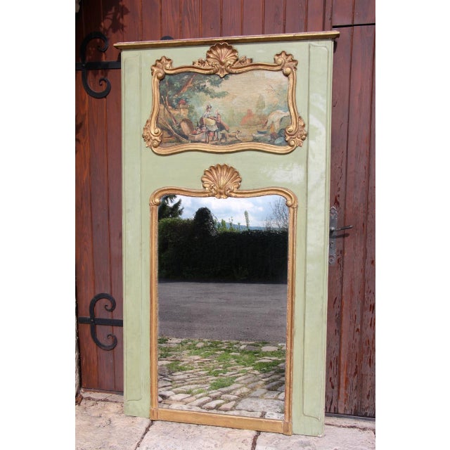 Large Louis XV Regency Trumeau For Sale - Image 10 of 10