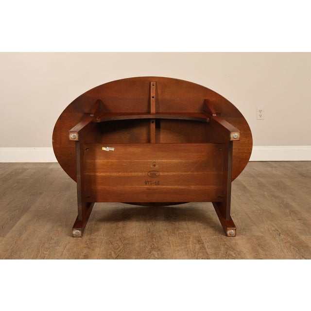 Stickley Mission Collection Oak Limbert Library Table For Sale - Image 16 of 18