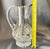 Vintage Cut Crystal Vase Vessel Pitcher, Hobstar & Starburst Pattern For Sale - Image 4 of 10
