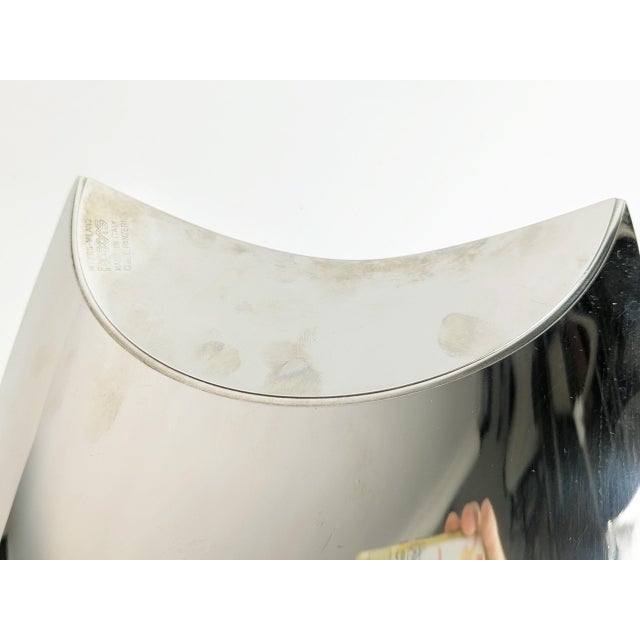 Large Steel Centerpiece by E. Panzeri for Robots Milano, 1970s For Sale - Image 11 of 14