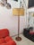 Wood Floor Lamp with Vienna Straw Lampshade, Italy, 1950s For Sale - Image 4 of 7