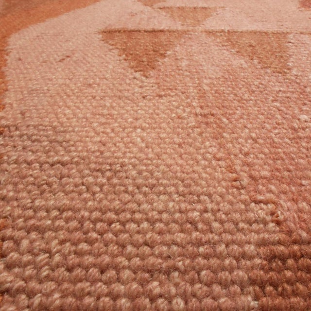 Not Yet Made - Made To Order Rug & Kilim's Scandinavian Beige-brown Peach and Orange Wool Rug 5x8 For Sale - Image 5 of 6