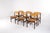 Mid-Century Danish Rosewood Dining Chairs with Yellow Skai Seats, 1960s, Set of 6 For Sale - Image 4 of 14