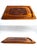 Mid-Century Modern 1960s Danish Teak Wood Carving/Charcuterie Board by Esa Denmark For Sale - Image 3 of 16
