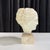1970s 1970s Neoclassical Greek Goddess Bust Fragment Sculpture- Stone Base For Sale - Image 5 of 6