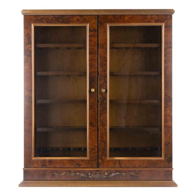 Vintage Pipe Display Cabinet, Late 20th Century For Sale