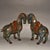 Pair of Vintage Chinese Cloisonné Tang Horses With Saddles - Turquoise Ground For Sale - Image 4 of 9