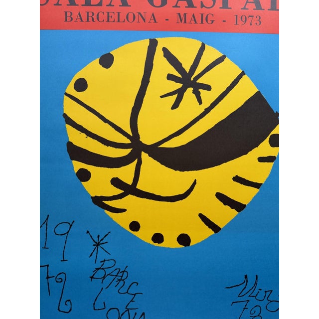 Paper Joan Miró, Sala Gaspar, ​1973, Paper For Sale - Image 7 of 9
