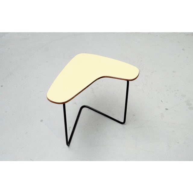 Mid-Century Modern G1 Boomerang Table by Willy Van Der Meeren for Tubax, Belgium, 1950s For Sale - Image 3 of 3