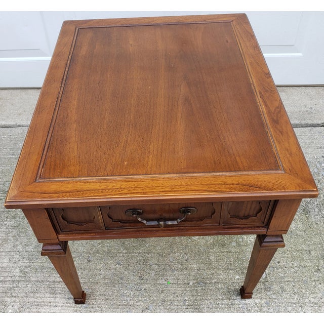 Mid-Century Modern 1960s Mid Century Modern Walnut Side Table For Sale - Image 3 of 9