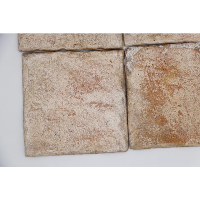 Blue 18th Century Set of Four Rococo Baroques Tiles, Portuguese For Sale - Image 8 of 11